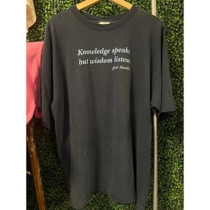 vtg 90s JIMI HENDRIX MUSIC Tshirt psych grunge punk emo boho hippie baggy quote